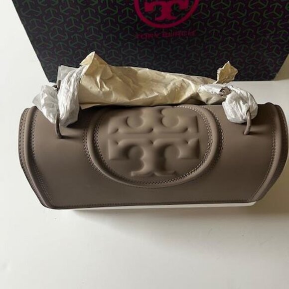 Tory Burch Fleming Matte Convertible Shoulder bag Color grey Heron - Picture 6 of 8